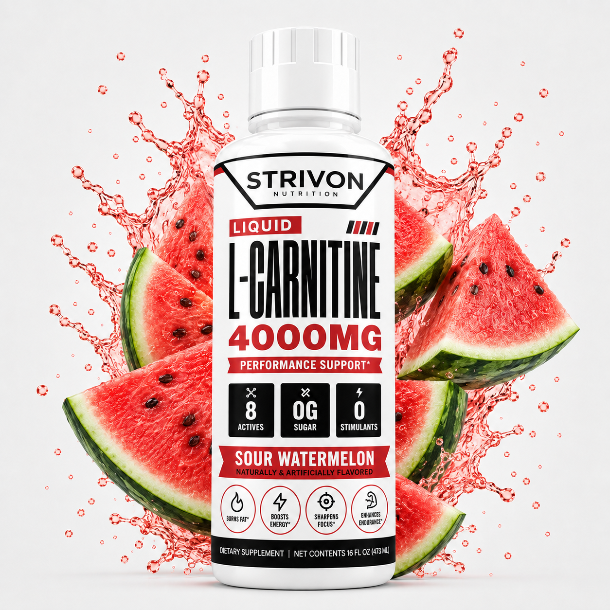 Strivon L-Carnitine 4000mg Liquid