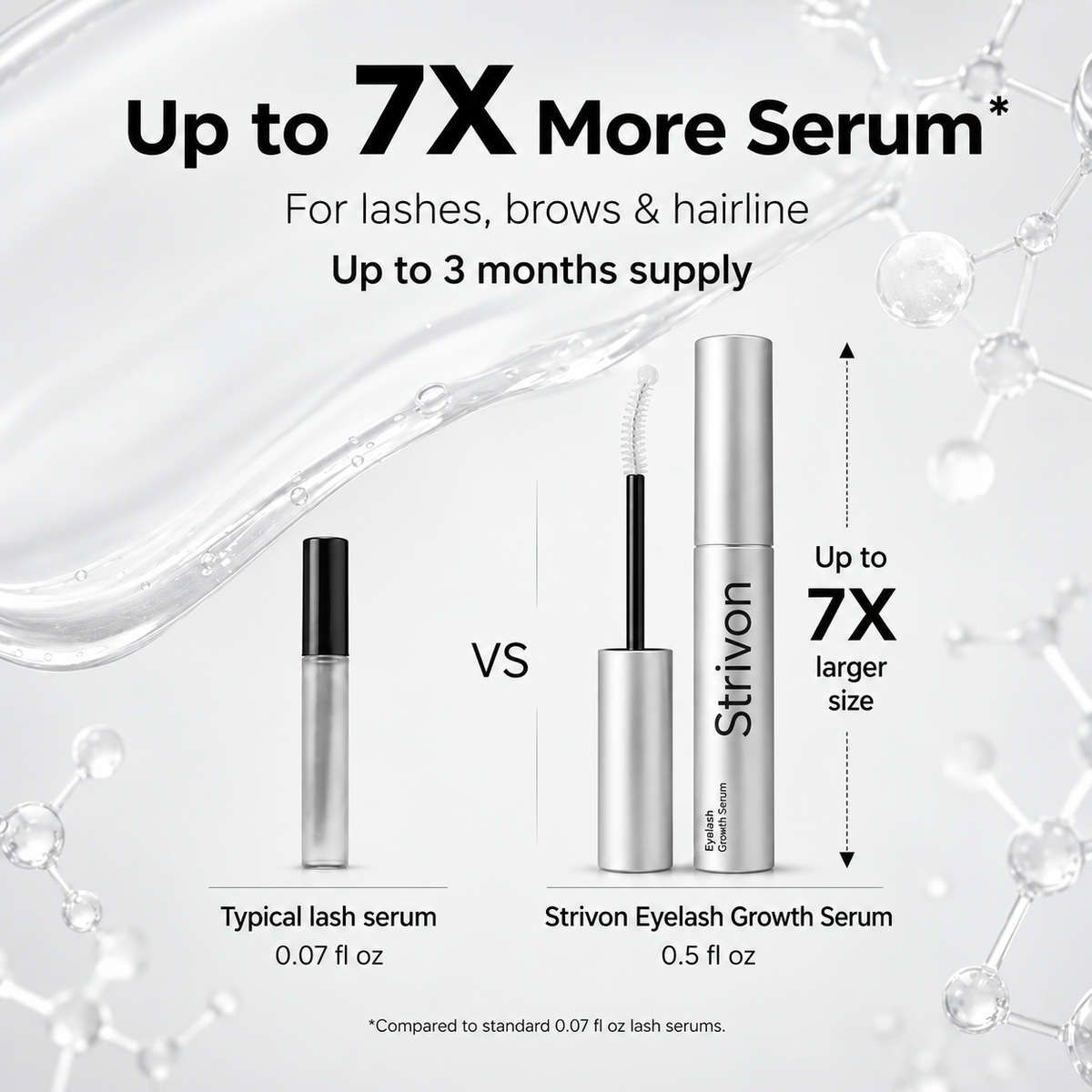 Strivon eyelash growth serum