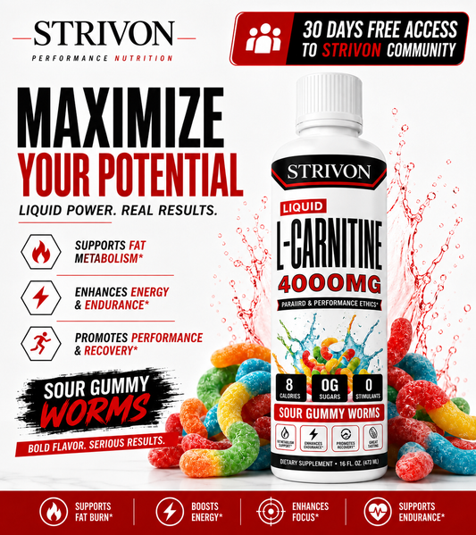 Strivon L-Carnitine 4000mg Liquid